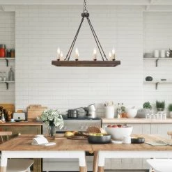 LNC Vintage Kitchen Island Chandelier-Clearance Lighting