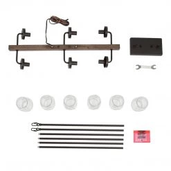 Google Hot Sale LNC Mason Jar Kitchen Lighting-6 Lights