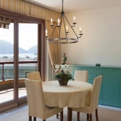 Hot Sale LNC Vintage Chandelier, Tiered Chandelier-6 Lights