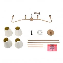 LNC Wide Kitchen Island Chandelier-4 Lights-Clearance 20 LNC Wide Kitchen Island Chandelier-4 Lights-Clearance