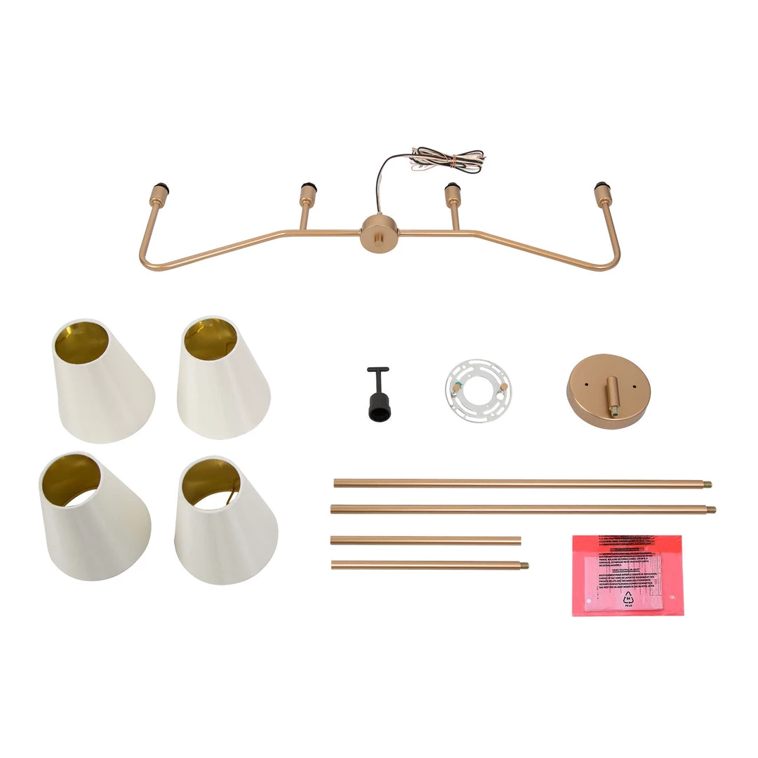 LNC Wide Kitchen Island Chandelier-4 Lights-Clearance 11 LNC Wide Kitchen Island Chandelier-4 Lights-Clearance