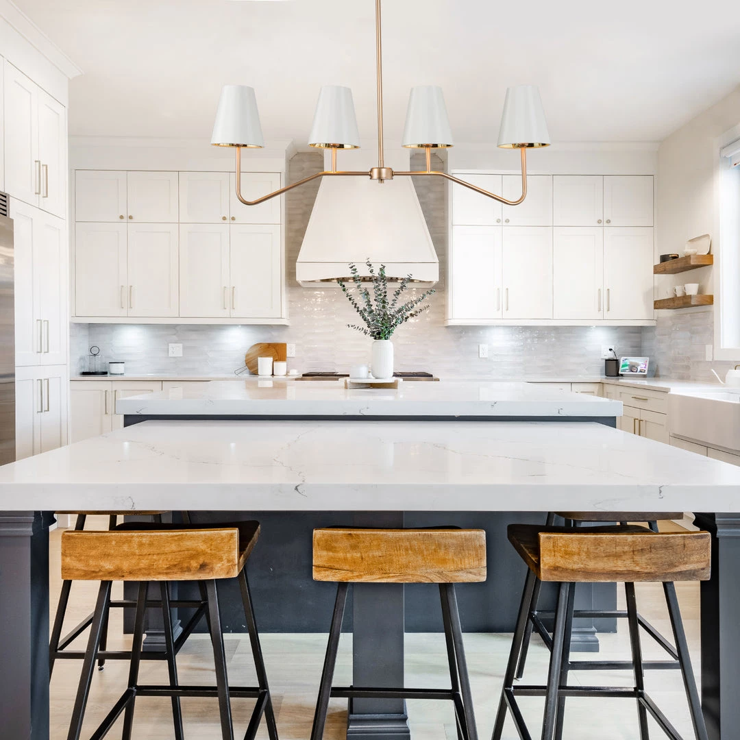 LNC Wide Kitchen Island Chandelier-4 Lights-Clearance 5 LNC Wide Kitchen Island Chandelier-4 Lights-Clearance