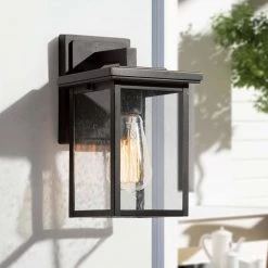 LNC Outdoor Wall Sconce, Black Lighting