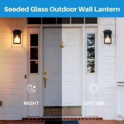 LNC Outdoor Wall Sconce, Black Lighting