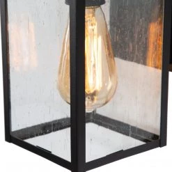 LNC Outdoor Black Wall Sconce