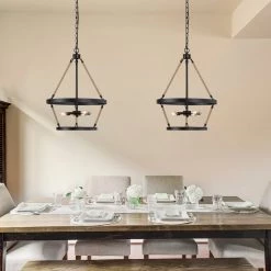 LNC Mini Chandelier, Rope Chandelier, Modern Industrial Chandelier-Clearance 13 LNC Mini Chandelier, Rope Chandelier, Modern Industrial Chandelier-Clearance