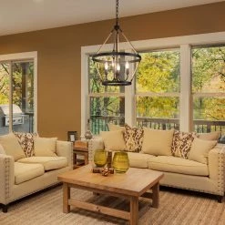 Hot Sale LNC Rope Modern Industrial Chandelier-4 Lights