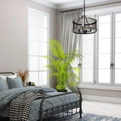 LNC Modern Industrial Chandelier-4 Lights Hot Sale