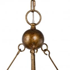 Lighting LNC Modern Rustic Brass Chandelier-6 Lights