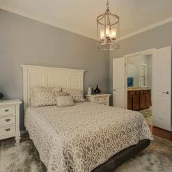 LNC Modern Lantern Chandelier-4 Lights