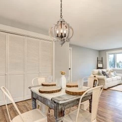 LNC Farmhouse Lantern, Kitchen Island Lantern Chandeliers-Open Box