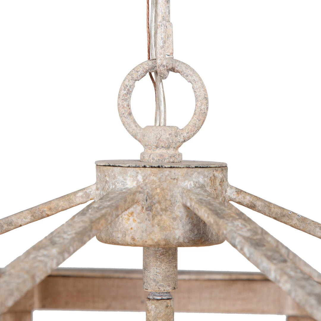 Lighting LNC Wood Lantern Chandelier, White-washed Farmhouse & French Country Chandelier-Clearance 9 Lighting LNC Wood Lantern Chandelier, White-washed Farmhouse & French Country Chandelier-Clearance