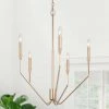 Modern LNC Simple Champagne Torch Chandelier - 5 Lights Hot Sale