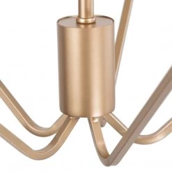 Modern LNC Simple Champagne Torch Chandelier - 5 Lights Hot Sale