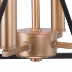 Modern Hot Sale LNC Industrial Cylindrical Black Cage Chandelier - 4 Lights 10 Modern Hot Sale LNC Industrial Cylindrical Black Cage Chandelier - 4 Lights