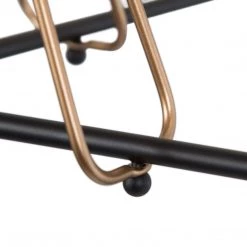 Modern Hot Sale LNC Industrial Metal Chandelier With Black And Gold Finish- 5 Lights