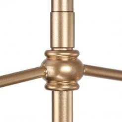 Modern LNC Gold Linear Metal Pipe Chandelier - 3 Lights Hot Sale