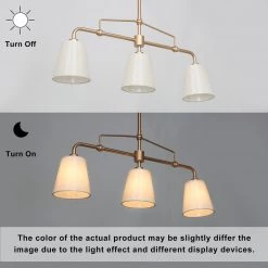 Hot Sale LNC Modern Linear Pipe Pendant - 3 Lights