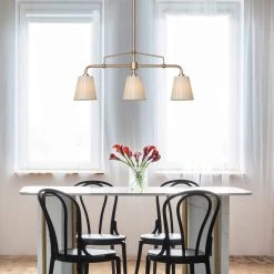 Hot Sale LNC Modern Linear Pipe Pendant - 3 Lights