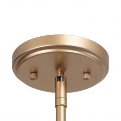 LNC Modern Gold Globe Chandelier - 3 Lights