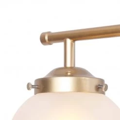 LNC Modern Gold Globe Chandelier - 3 Lights