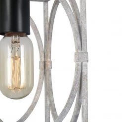 LNC Modern Farmhouse White-wash Rustic Pendant Hot Sale