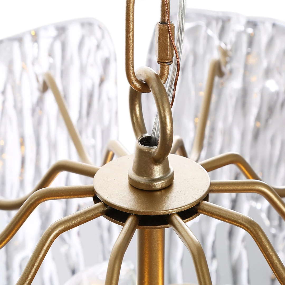 LNC Gold Modern Crystal Chandelier-3 Lights Hot Sale 10 LNC Gold Modern Crystal Chandelier-3 Lights Hot Sale