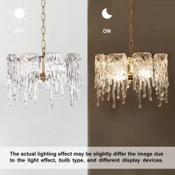 LNC Gold Modern Crystal Chandelier-3 Lights Hot Sale 16 LNC Gold Modern Crystal Chandelier-3 Lights Hot Sale