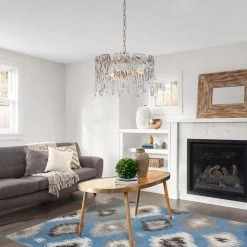 LNC Gold Modern Crystal Chandelier-3 Lights Hot Sale 13 LNC Gold Modern Crystal Chandelier-3 Lights Hot Sale