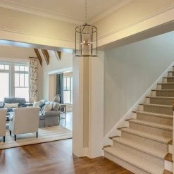 LNC Modern Cylinder Lantern Chandelier