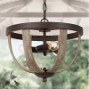 Google Lighting LNC Modern Farmhouse Wood Pendant Light