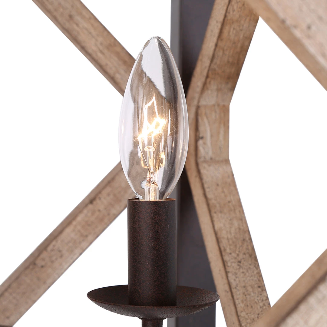 LNC French Country Cube Chandelier-4 Lights 10 LNC French Country Cube Chandelier-4 Lights