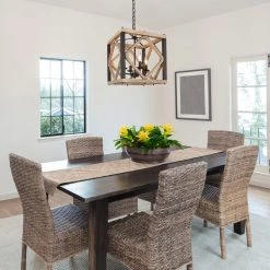 LNC French Country Cube Chandelier-4 Lights 13 LNC French Country Cube Chandelier-4 Lights