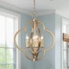 Modern LNC Gold Minimal Transition Chandelier-3 Lights Bedroom Lights