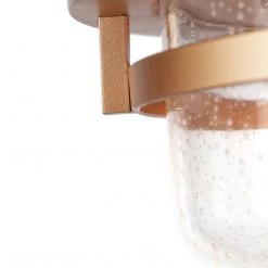 LNC Modern Rose Gold Flush Mount Light