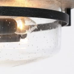 Hot Sale LNC Modern Farmhouse Rose Gold Flush Mount Light