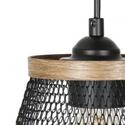 LNC Modern Industrial Black Wire Pendant-Clearance Lighting