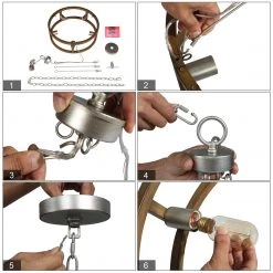 LNC Modern Farmhouse Drum Chandelier Hot Sale 19 LNC Modern Farmhouse Drum Chandelier Hot Sale