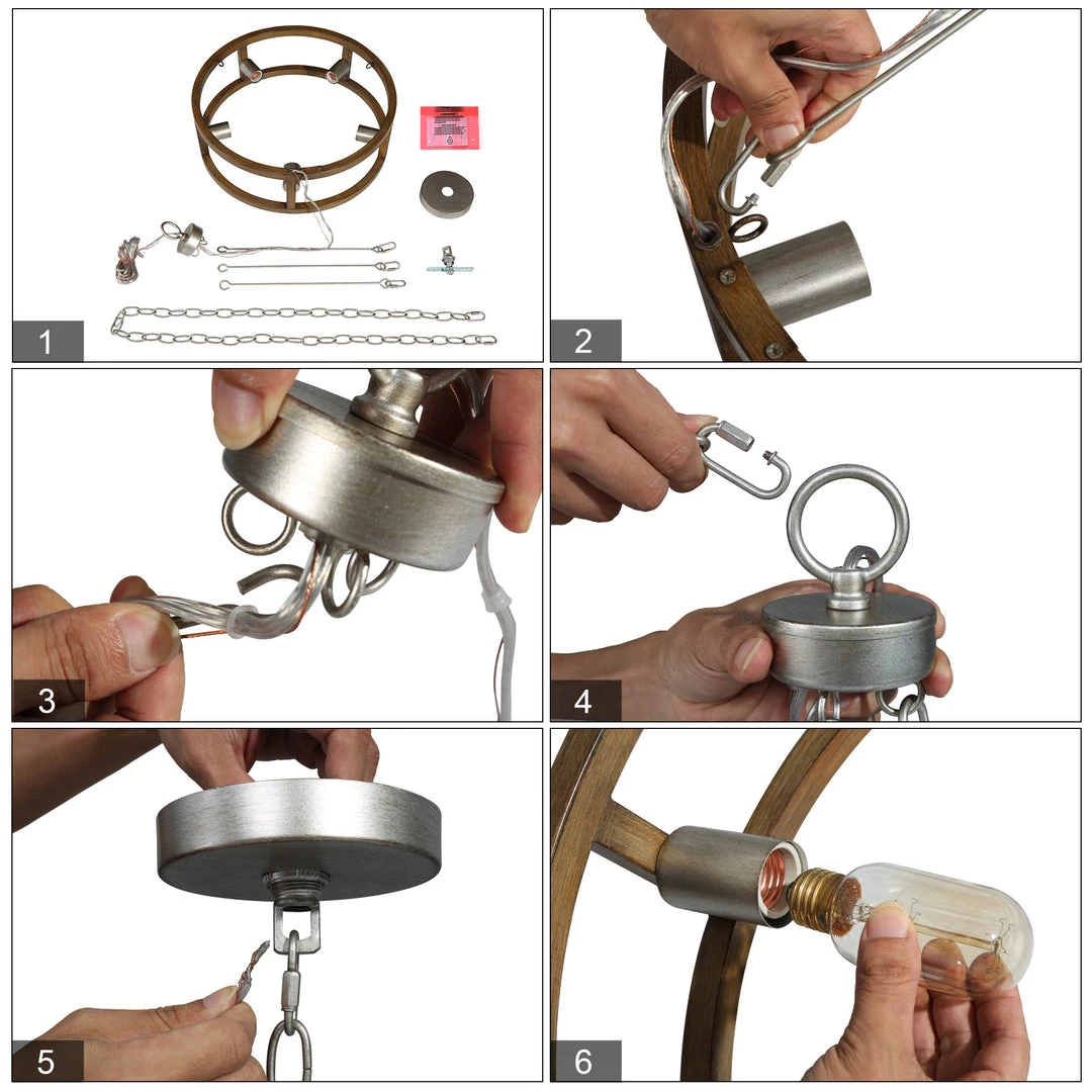 LNC Modern Farmhouse Drum Chandelier Hot Sale 11 LNC Modern Farmhouse Drum Chandelier Hot Sale