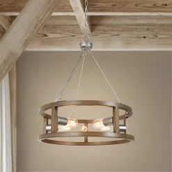 LNC Modern Farmhouse Drum Chandelier Hot Sale