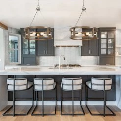 LNC Modern Farmhouse Drum Chandelier Hot Sale 13 LNC Modern Farmhouse Drum Chandelier Hot Sale