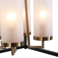 Lighting LNC Black Modern Lantern Chandelier