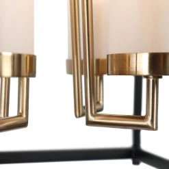 Lighting LNC Black Modern Lantern Chandelier