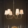 LNC Modern Chandelier With Fabric Shade-6 Lights Hot Sale