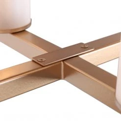 LNC Gold Geometric Kitchen Chandelier Open Box Lighting