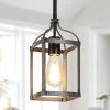 Uolfin Dining Room Lights LNC Grey-wash Lantern Pendant-Clearance
