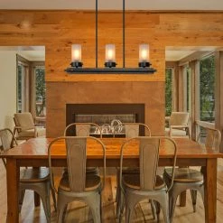 LNC Modern Farmhouse Wide Chandelier