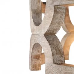 Google LNC White Rustic Farmhouse Drum Chandelier-3 Lights