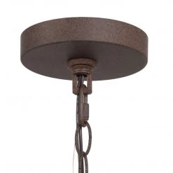 Hot Sale LNC Grey-wash Farmhouse Drum Chandelier-4 Lights