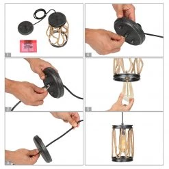 LNC Industrial Farmhouse Rope Mini Pendant Hot Sale 19 LNC Industrial Farmhouse Rope Mini Pendant Hot Sale